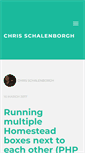 Mobile Screenshot of chris.schalenborgh.be